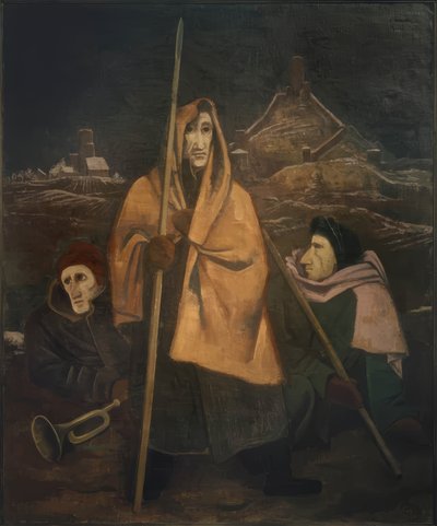 Les gardiens - Karl Hofer