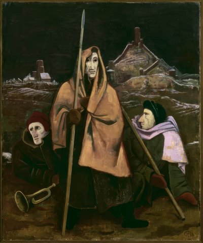 Les gardiens - Karl Hofer