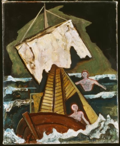 Mer agitée - Karl Hofer