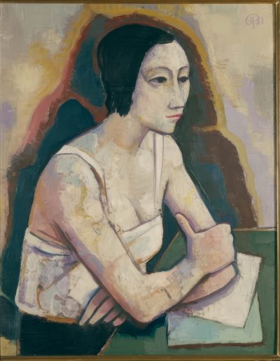 Fille à table - Karl Hofer
