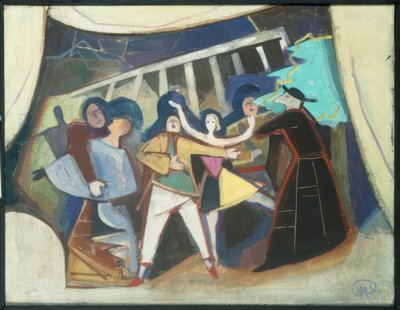 spectateur - Karl Hofer