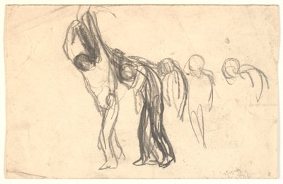 Esquisse de composition : des gens portant un mort ? - Karl Isakson