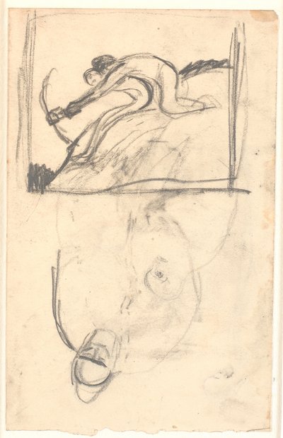 Esquisse pour le tableau "Høder et Loke", également (à l
