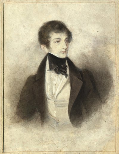 Portrait du pianiste et compositeur Sigismund Thalberg - Karl Joseph Aloys Agricola