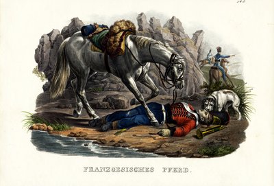 Cheval français, 1824 - Karl Joseph Brodtmann