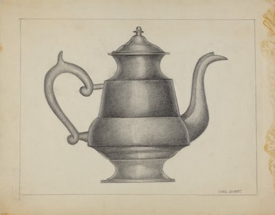 Théière en étain - Karl Joubert