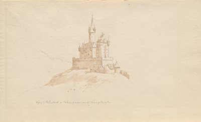 Château de Windeck près de Weinhelm sur la Bergstrasse - Karl Julius Von Leypold