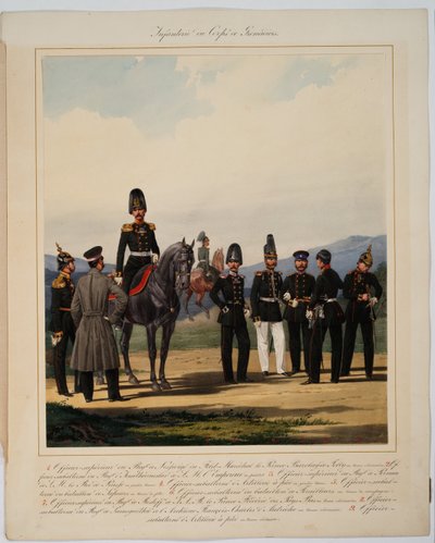 Infanterie du corps des grenadiers impériaux russes, 1867 - Karl Karlovich Piratsky