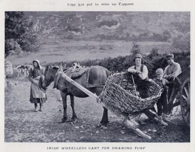 Chariot irlandais sans roues pour tirer la tourbe - Karl Karlovich Piratsky