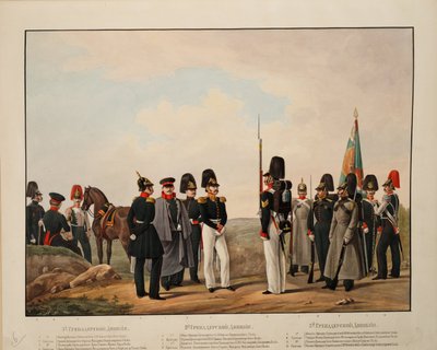 1ère, 2ème et 3ème divisions de grenadiers russes, 1845-1855 - Karl Karlovich Piratsky