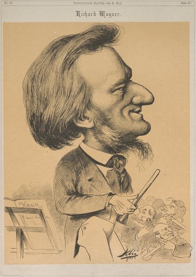 Richard Wagner au pupitre du chef d