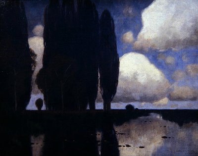 Scène du Rhin - Karl Kustner