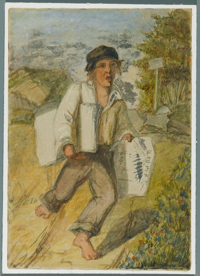Garçon de journaux, 1864 - Karl L.H. Mueller