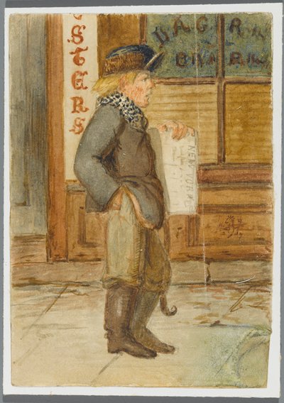 Garçon de journaux, 1864 - Karl L.H. Mueller