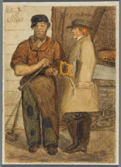 Deux tailleurs de pierre, 1864 - Karl L.H. Mueller
