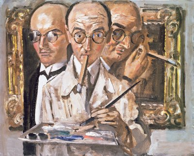 Autoportrait à trois faces - Karl Leyhausen
