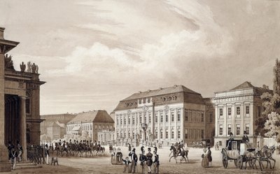Unter Den Linden, Berlin, c.1840 - Karl Loeillot de Mars