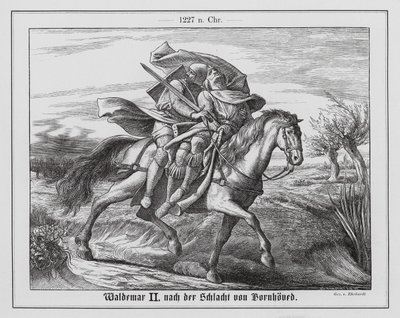 Valdemar II, roi du Danemark, après la bataille de Bornhoved - Karl Ludwig Adolf Ehrhardt