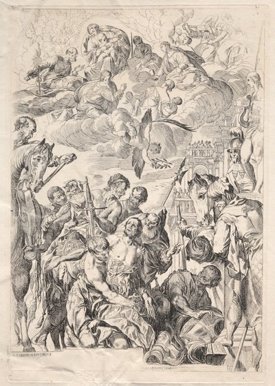 Saint Georges se préparant à son martyre - Karl Ludwig Bernhard Buchhorn