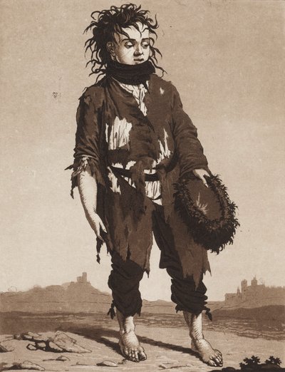 Les jeunes mendiants - Karl Ludwig Bernhard Buchhorn