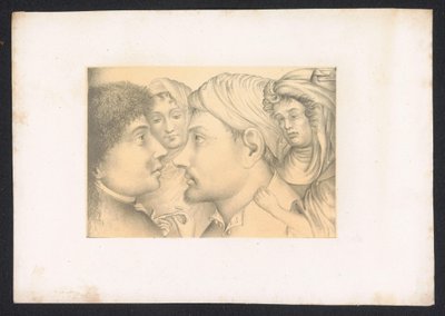 Deux hommes et femmes - Karl Palzow
