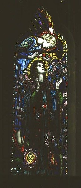 Vitrail représentant Sainte Cécile - Karl Parsons