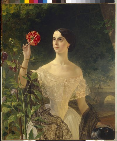 Portrait de la comtesse Sophia Bobrinskaya - Karl Pavlovich Bryullov