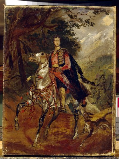 Portrait du comte Anatole Nikolaievich Demidov, premier prince de San Donato - Peinture de Karl Pavlovich Briullov - Karl Pavlovich Bryullov