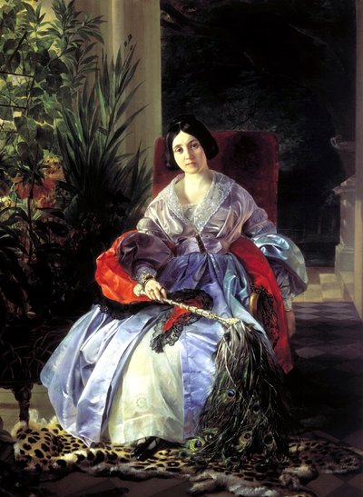 Portrait de la princesse Elizaveta Pavlovna Saltykova - Karl Pavlovich Bryullov