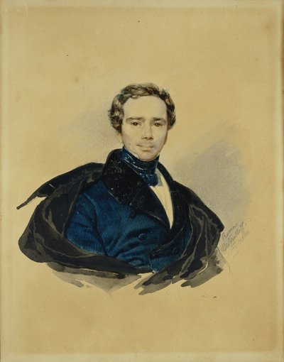 Portrait du comte Fiodor Fiodorovitch Golitsyne 1794-1854, 1833 - Karl Pavlovich Bryullov