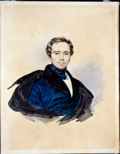 Portrait de Feodor, Prince Galitzine - Karl Pavlovich Bryullov