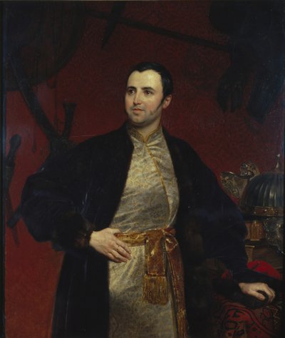 Portrait du prince Mikhaïl Andreïevitch Obolensky 1805-1873, 1846 - Karl Pavlovich Bryullov