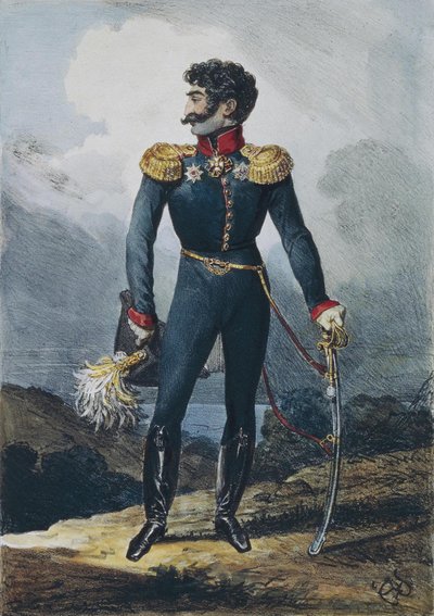 Portrait du Prince Valerian Grigoryevich Madatov - Karl Pavlovich Bryullov