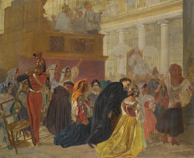 Le retour du pape Pie IX à Rome - Karl Pavlovich Bryullov