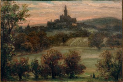 Paysage avec vue sur Kronberg - Karl Peter Burnitz