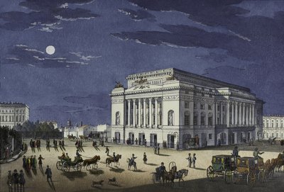 Le Théâtre Alexandrinsky à Saint-Pétersbourg, première moitié du 19ème siècle - Karl Petrovich Beggrov