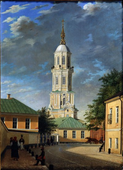 Krivokolenny pereulok à Moscou, 1843 - Karl Petrovich Bodri