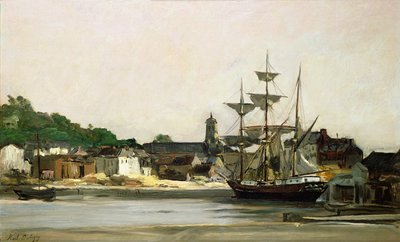 Le port de Honfleur - Karl Pierre Daubigny