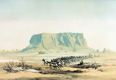 Vue du Mont Barkal - Karl Richard Lepsius