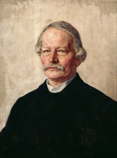 Portrait de Gustav Freytag 1816-1895, 1886-1887 - Karl Stauffer Bern