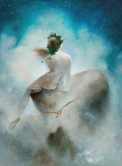 Question aux étoiles, 1895 - Karl Wilhelm Diefenbach