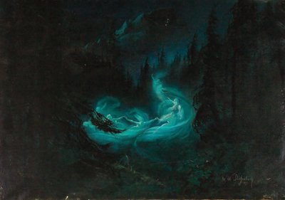 La danse des fées, 1895 - Karl Wilhelm Diefenbach