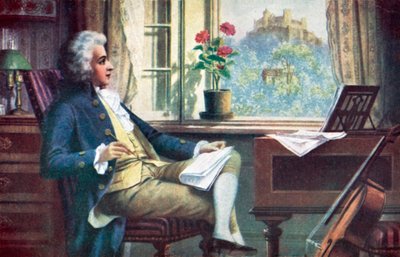 Wolfgang Amadeus Mozart - Karl or Carl the Younger Schweninger