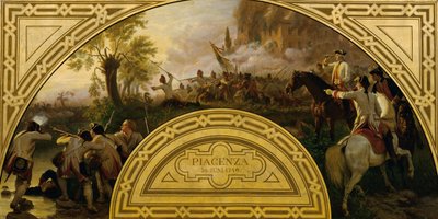 La bataille de Plaisance 1746 - Karl von Blaas