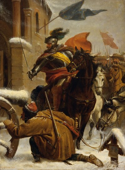Raid de Johann de Werth près de Tuttlingen, 1643, 1866 - Karl von Blaas