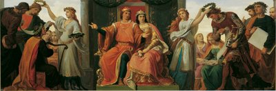 Leopold le Glorieux en tant que promoteur des arts et des sciences - Karl von Blaas