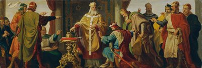 Leopold le Saint refuse la couronne impériale - Karl von Blaas