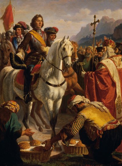 La marche du Prince Eugène vers la Bosnie en 1697 - Karl von Blaas