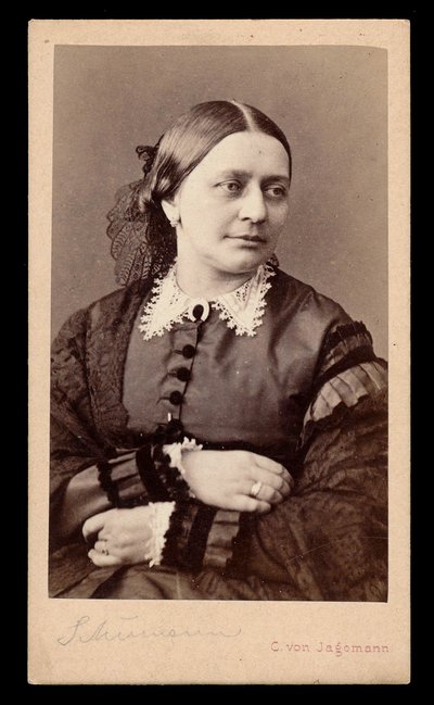 Portrait de Clara Schumann (1819-1896) - Karl von Jagemann