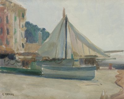 Bateau avec voile - Karpo Tchirakhoff